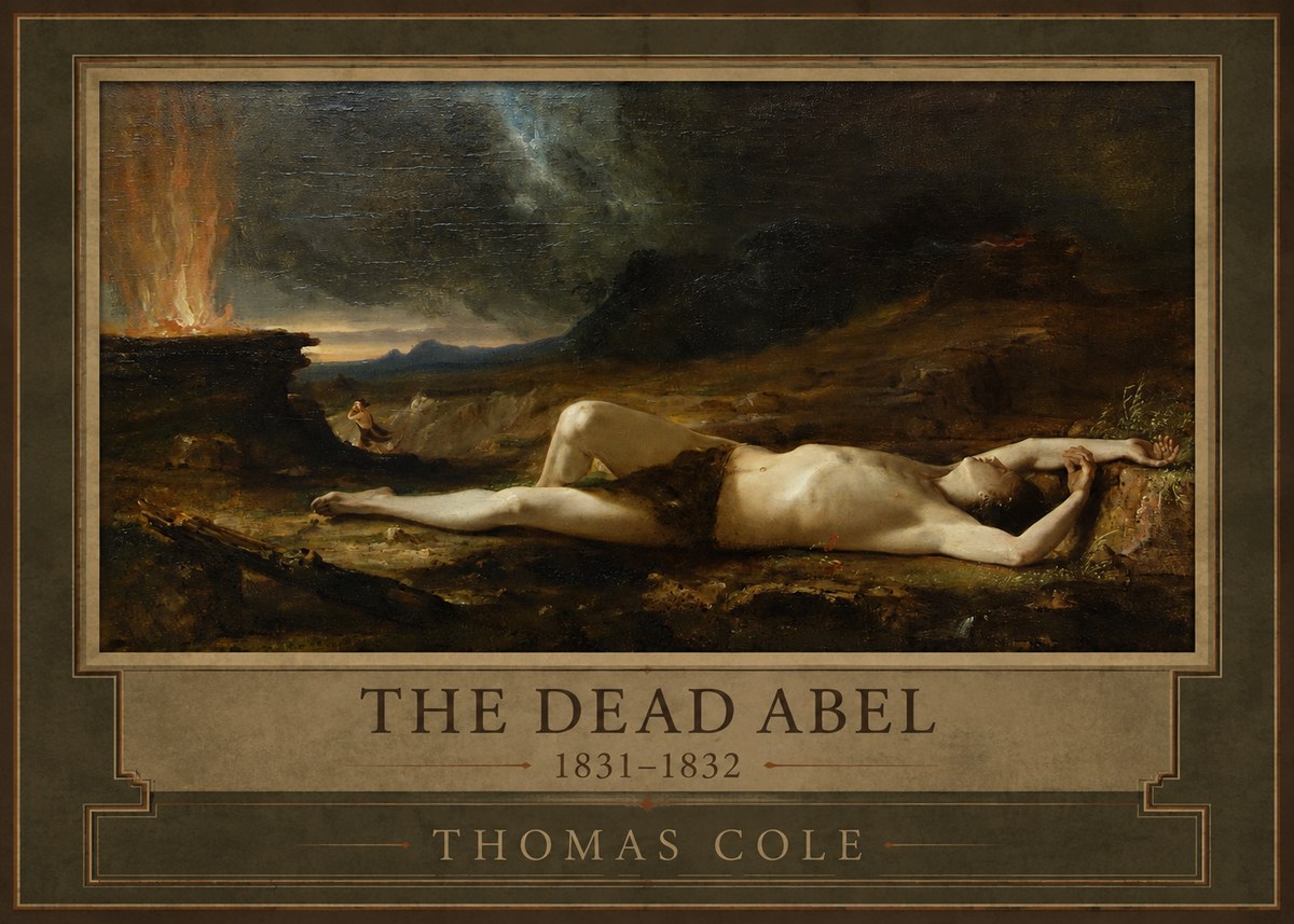 Thomas Cole The Dead Abel No1 - Poster