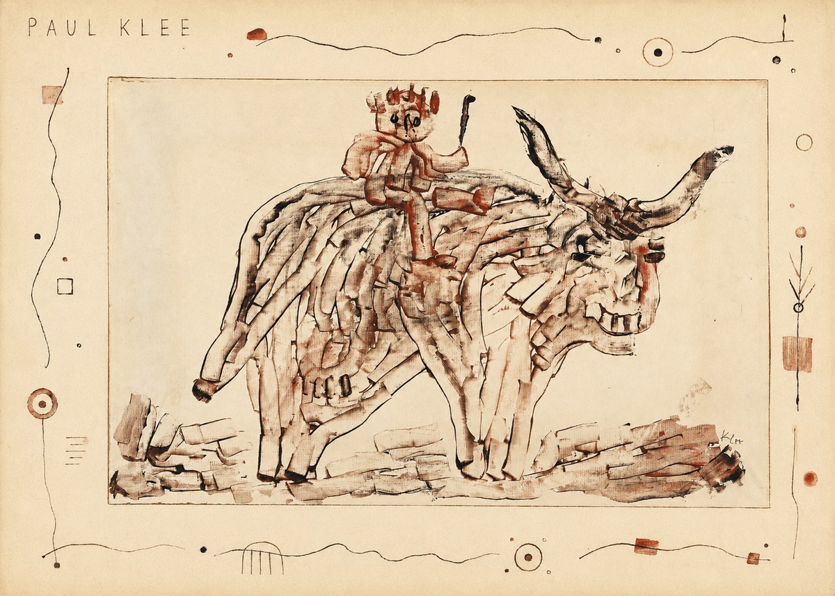 Paul Klee Bear Rider No5 - Poster