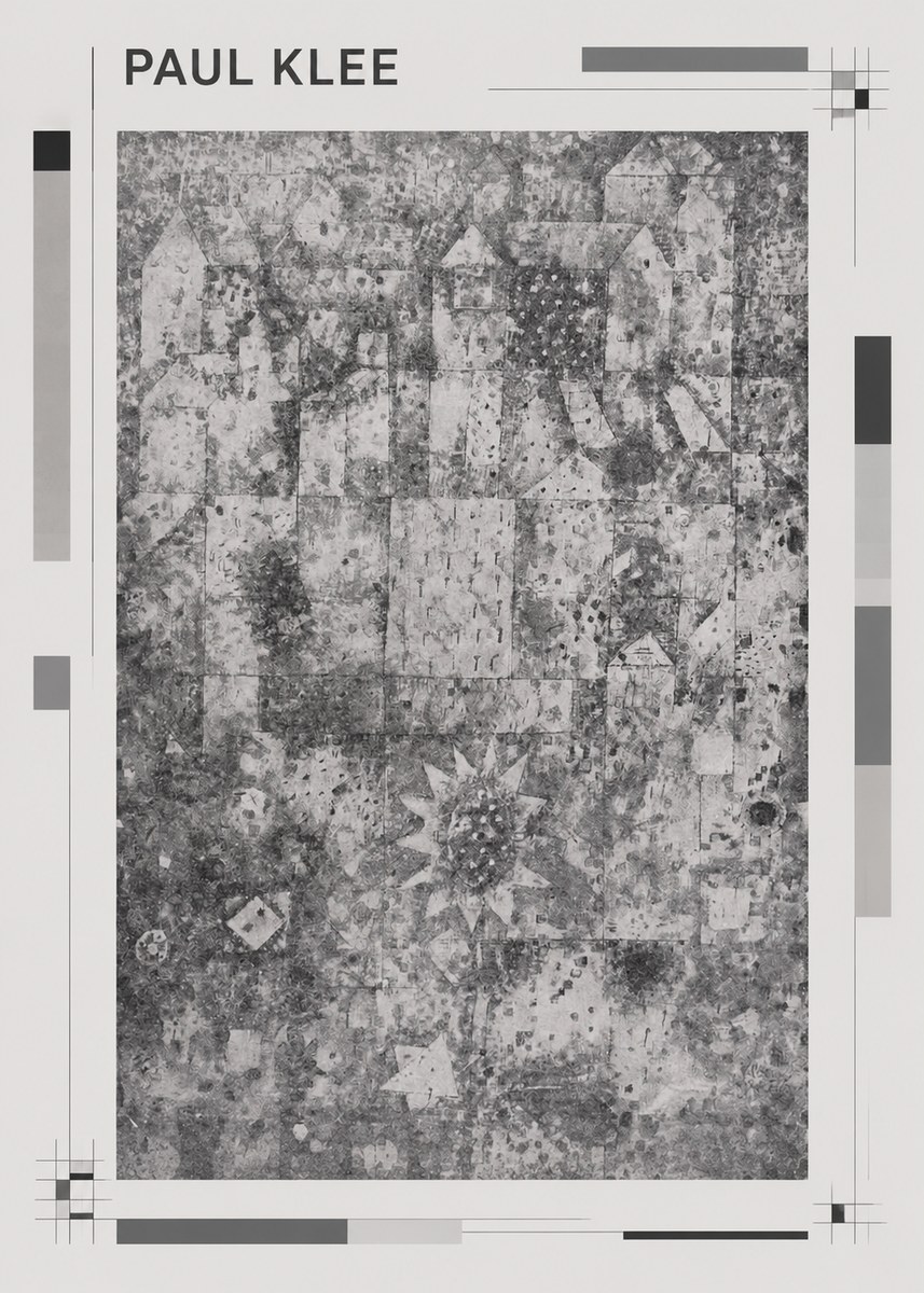 Paul Klee Town and Country No1 - Poster