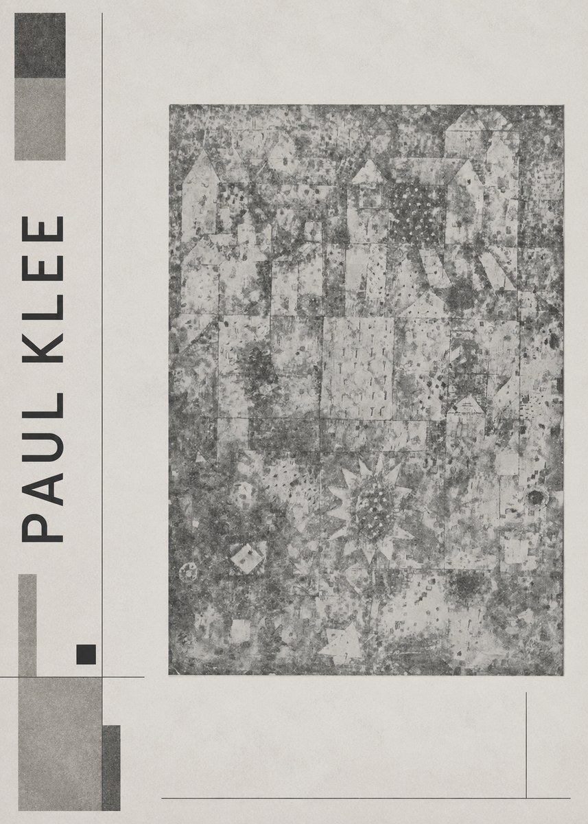 Paul Klee Town and Country No2 - Poster