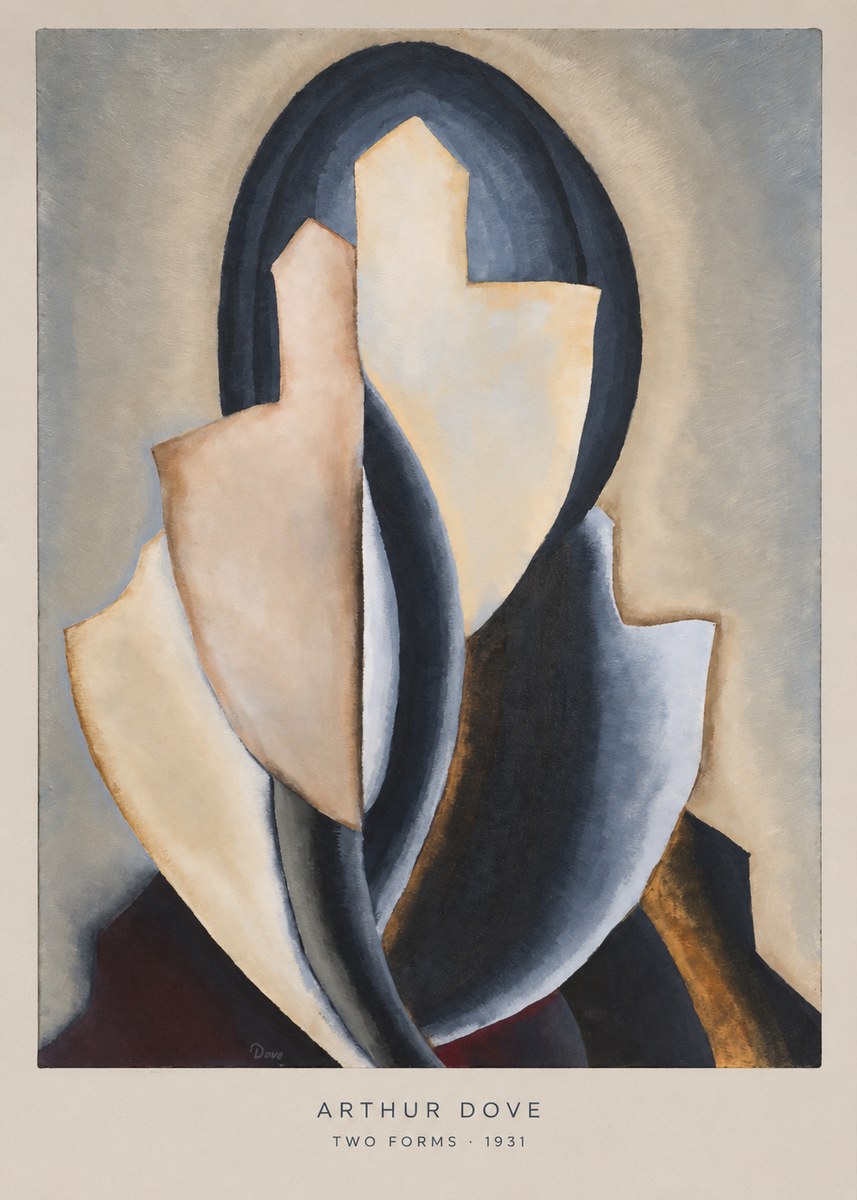 Arthur Dove Two Forms No6 - Poster
