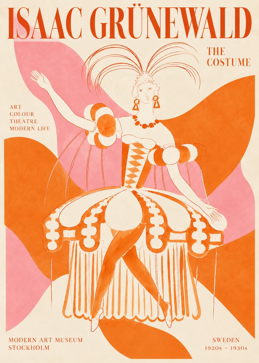 Isaac Grünewald The Costume II No2 - Poster