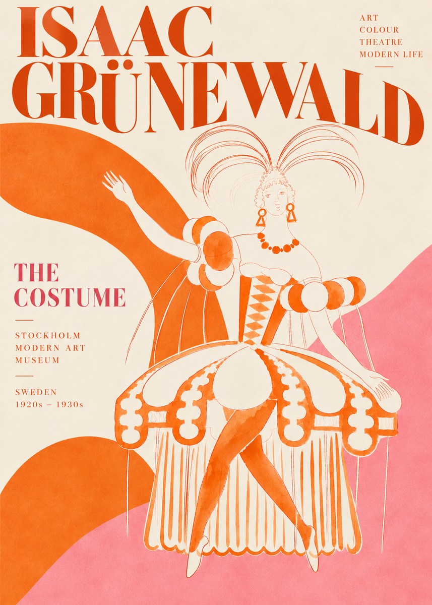 Isaac Grünewald The Costume II No5 - Poster