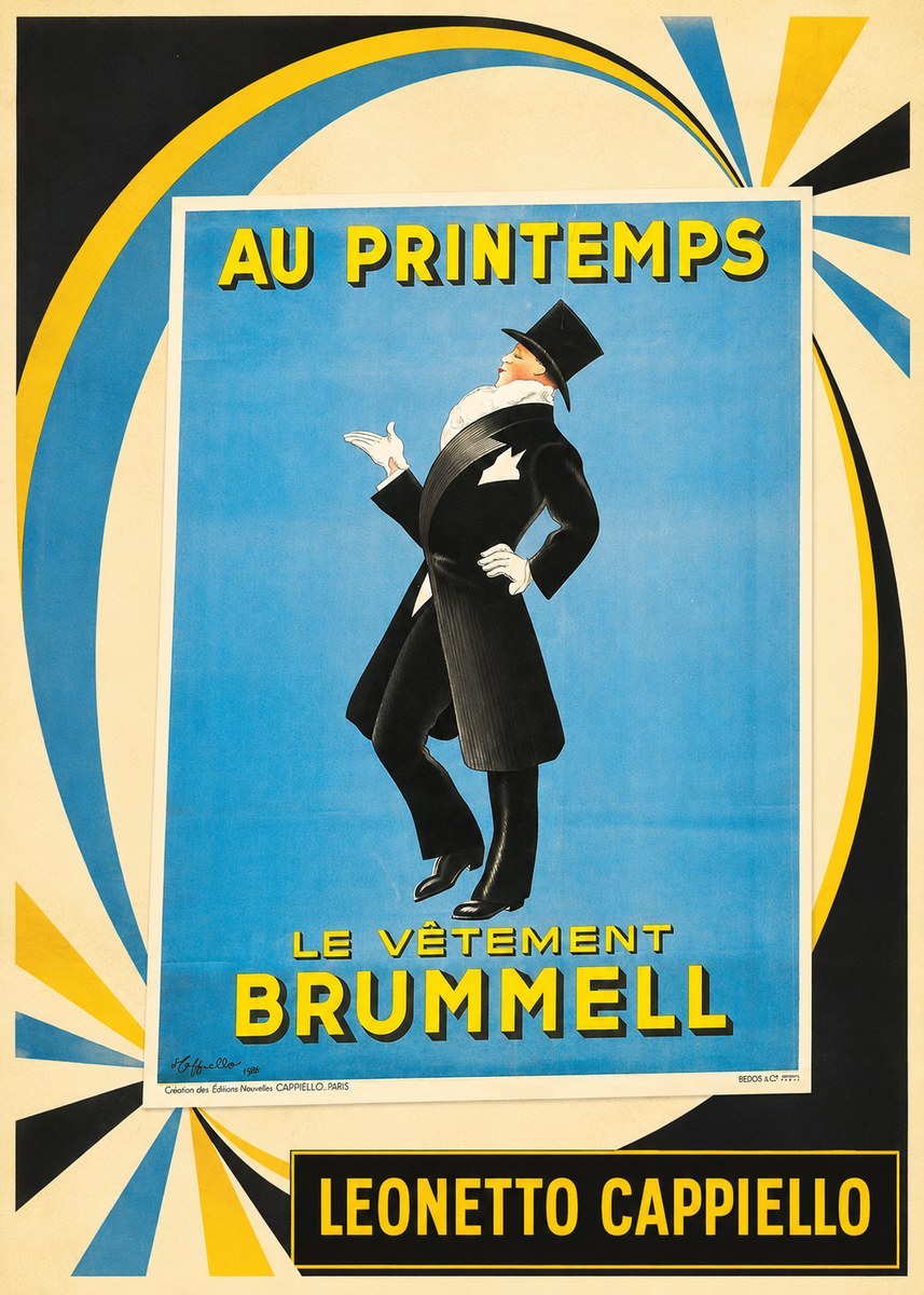 Leonetto Cappiello Au Printemps Le Vêtement Brummell No3 - Poster