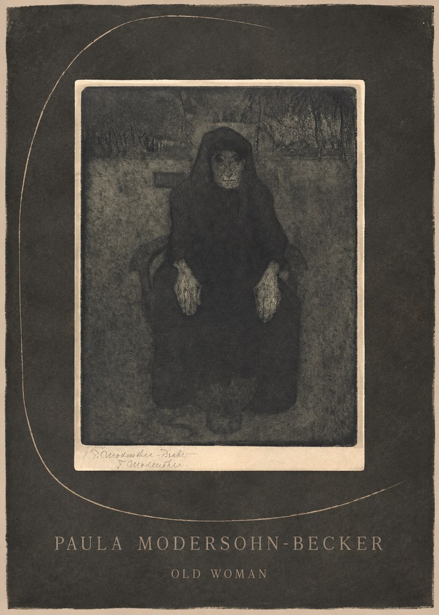 Paula Modersohn-Becker Old Woman No3 - Poster