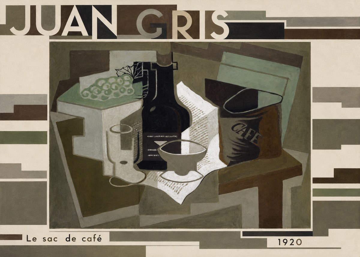 Juan Gris Le Sac De Café No4 - Poster