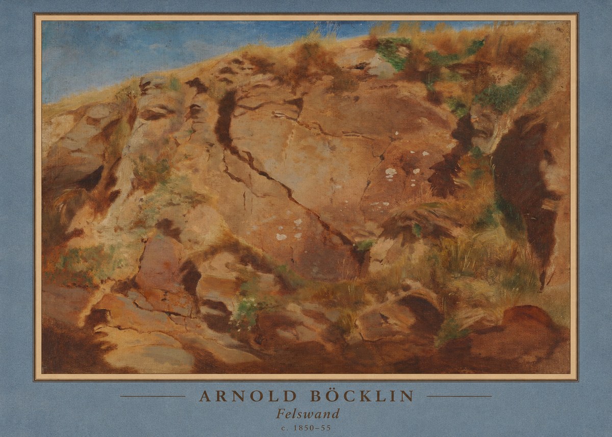 Arnold Böcklin Felswand No3 - Poster