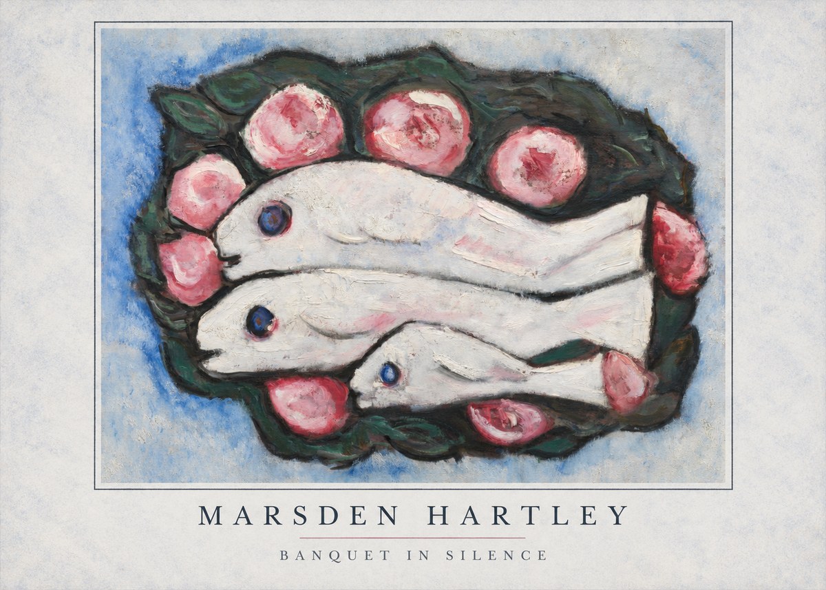 Marsden Hartley Banquet in Silence No4 - Poster