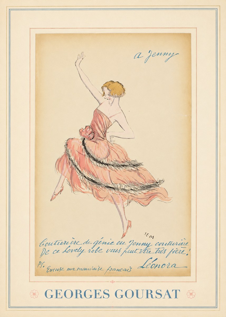 Georges Goursat A Jenny No6 - Poster