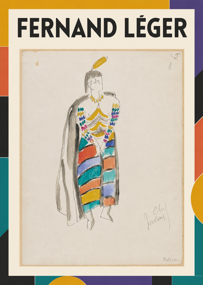 Fernand Léger Chef Moreau No4 - Poster