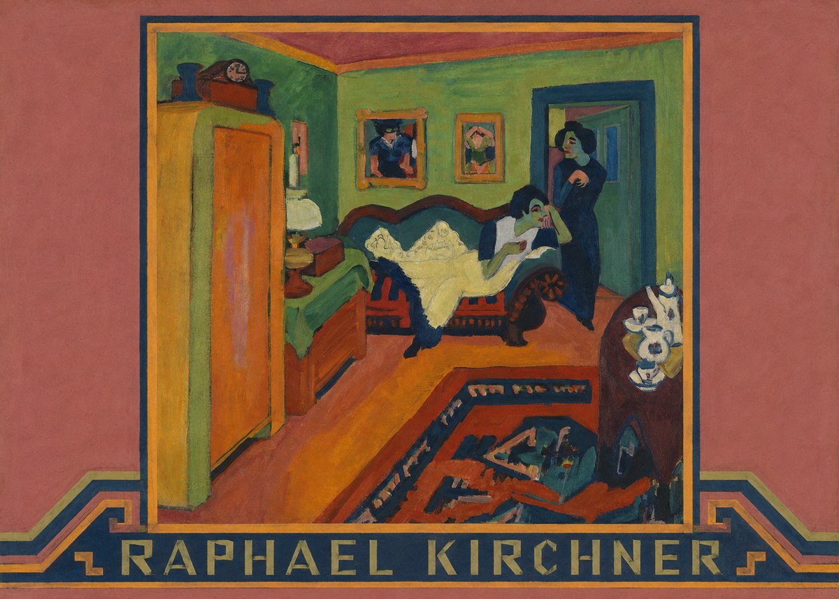 Raphael Kirchner Interior with Two Women No4 - Poster