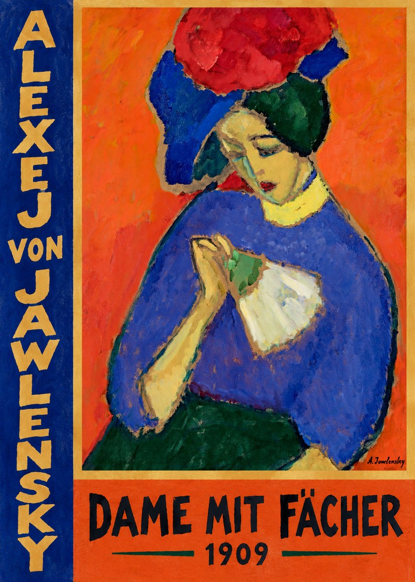 Alexej von Jawlensky Dame Mit Fächer No2 - Poster