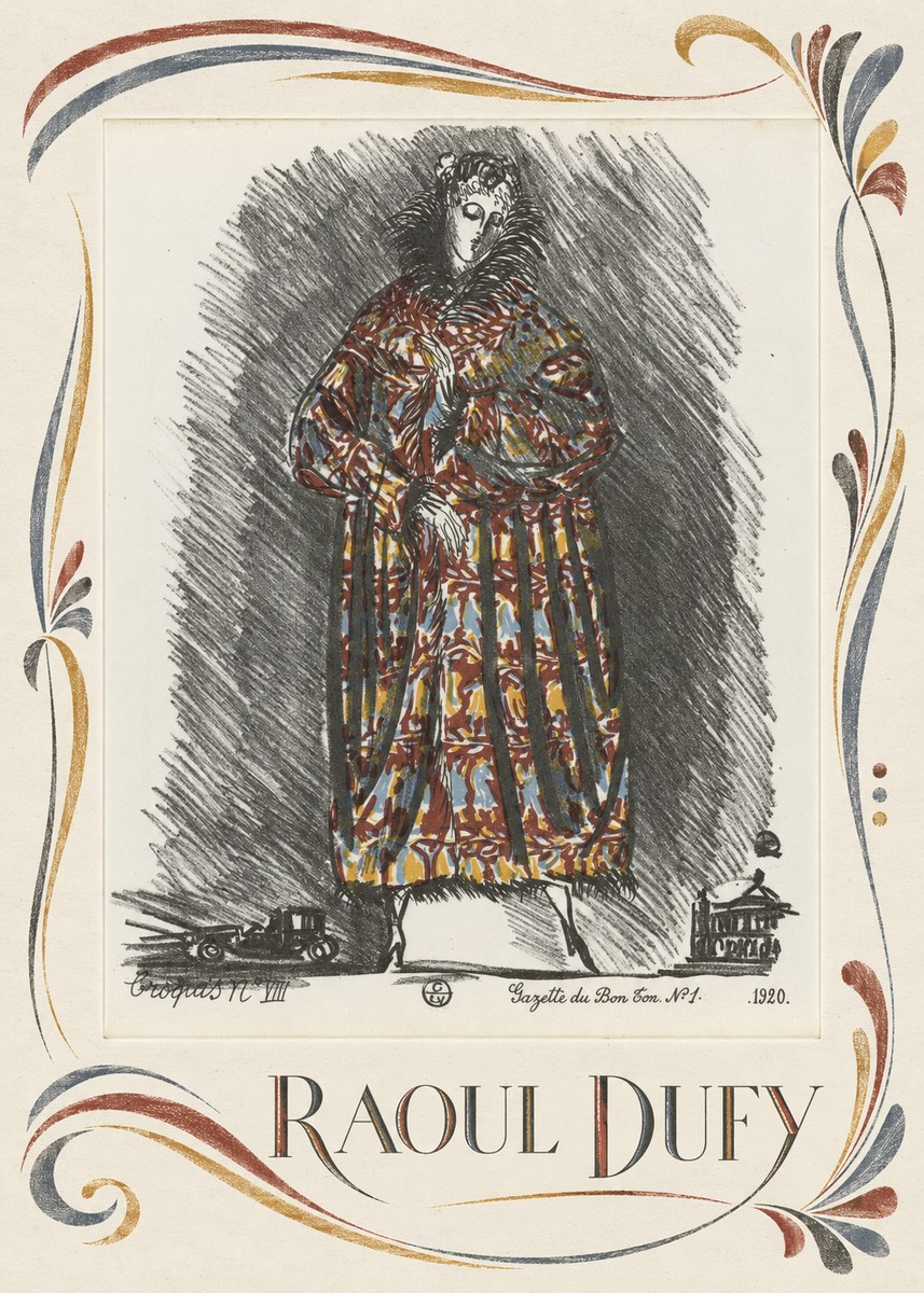 Raoul Dufy Croquis N. Viii No4 - Poster