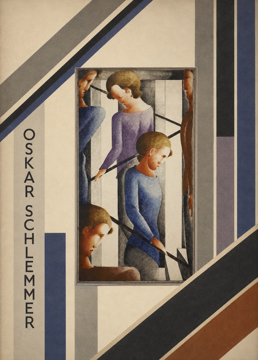 Oskar Schlemmer Staircase Figures II No5 - Poster