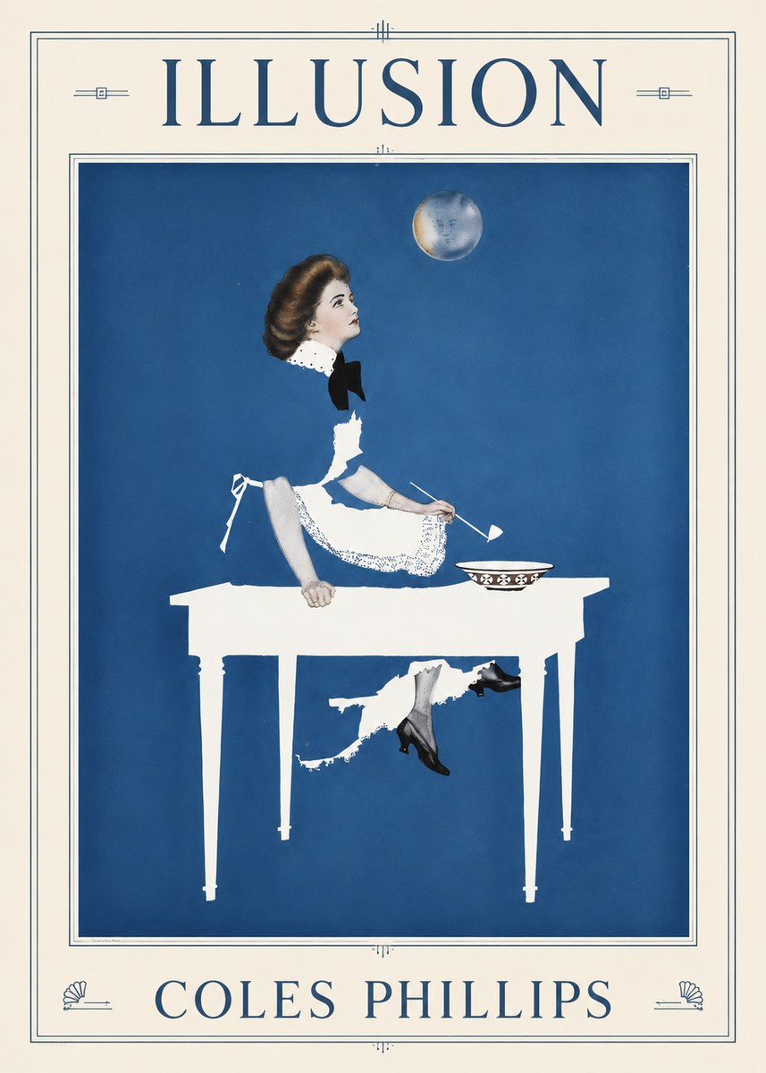 Coles Phillips Illusion No1 - Poster
