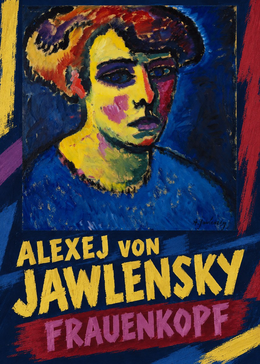 Alexej von Jawlensky Frauenkopf No2 - Poster