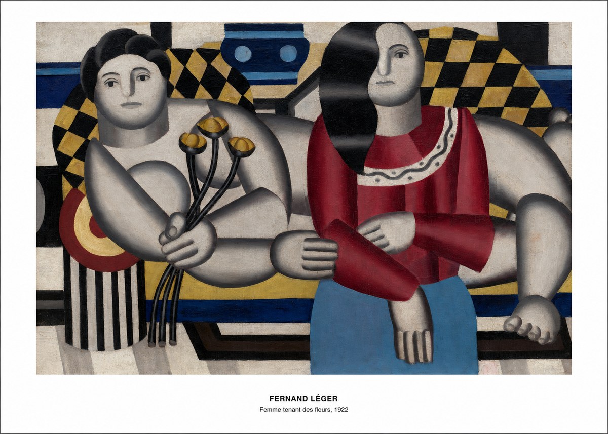 Fernand Léger Two Women No5 - Poster