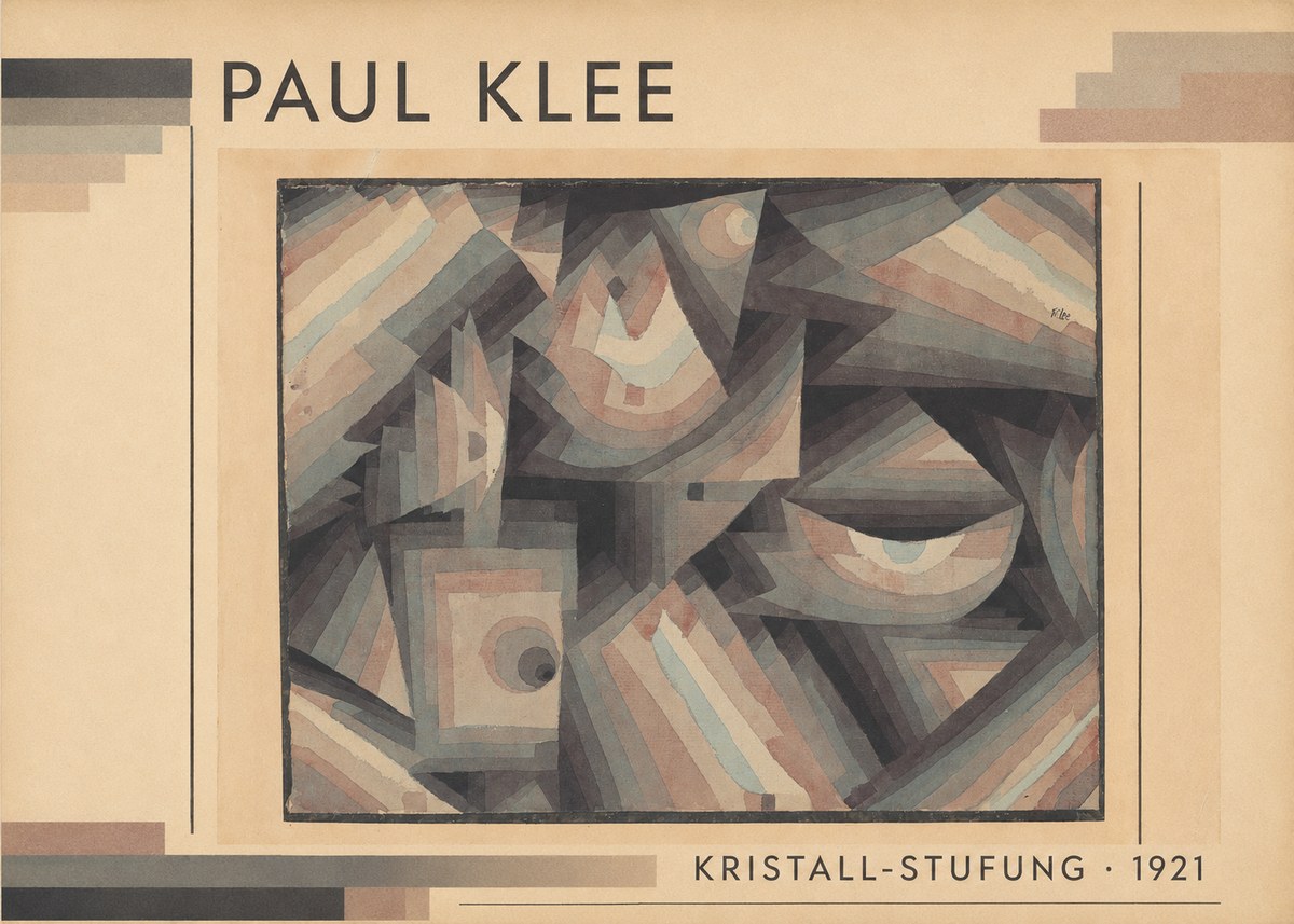 Paul Klee Kristall-stufung II No1 - Poster
