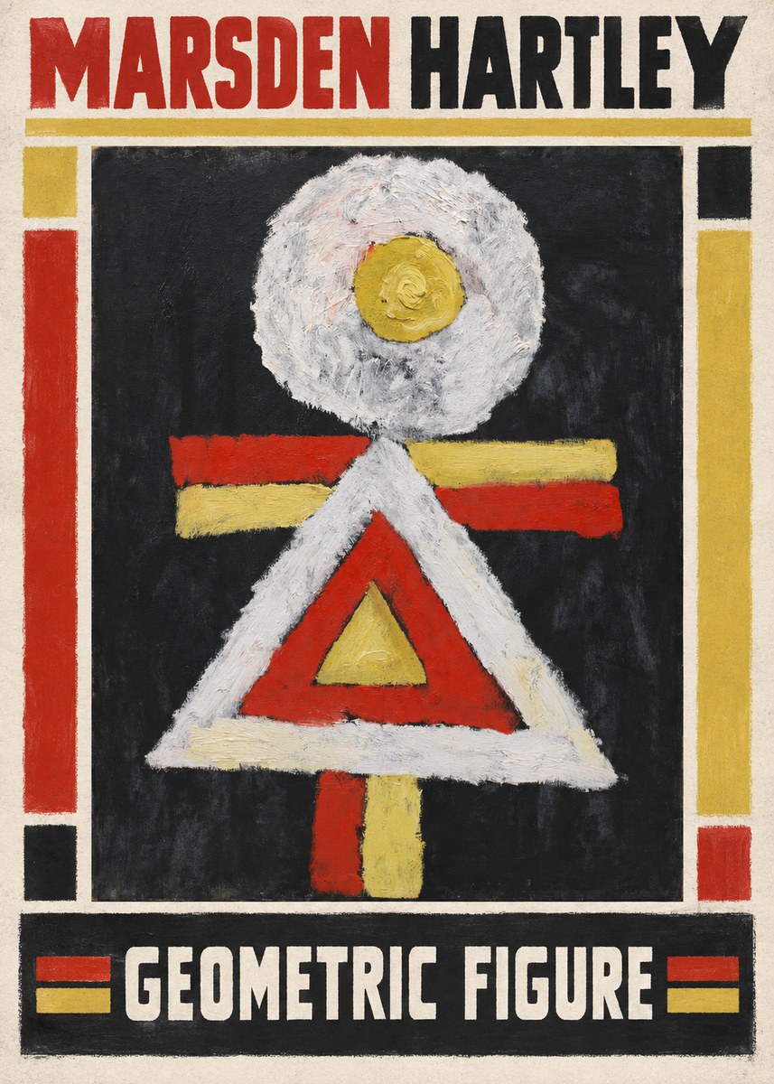 Marsden Hartley Geometric Figure No2 - Poster