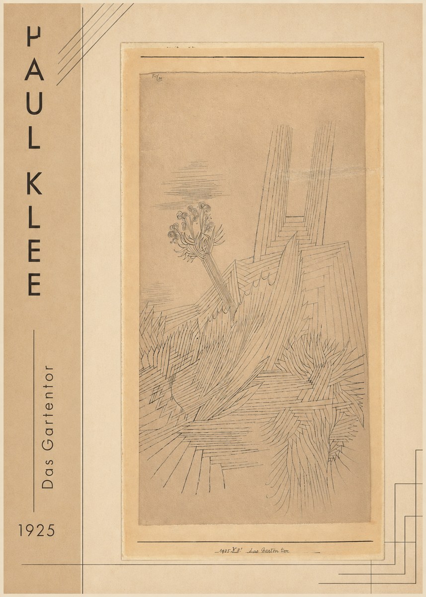 Paul Klee Das Gartentor I No2 - Poster
