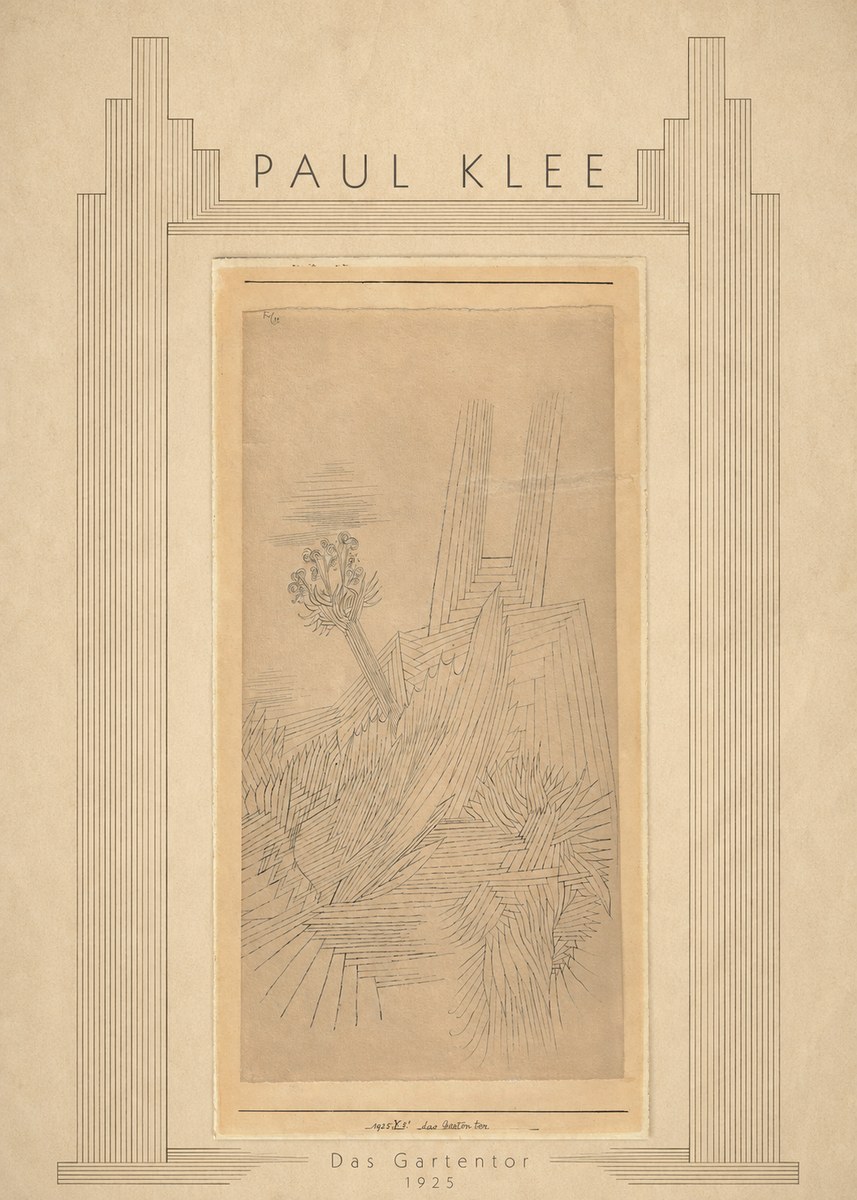 Paul Klee Das Gartentor I No6 - Poster