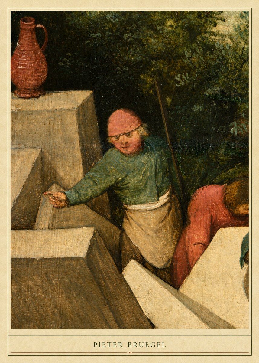 Pieter Bruegel The Tower of Babel XIX No5 - Poster