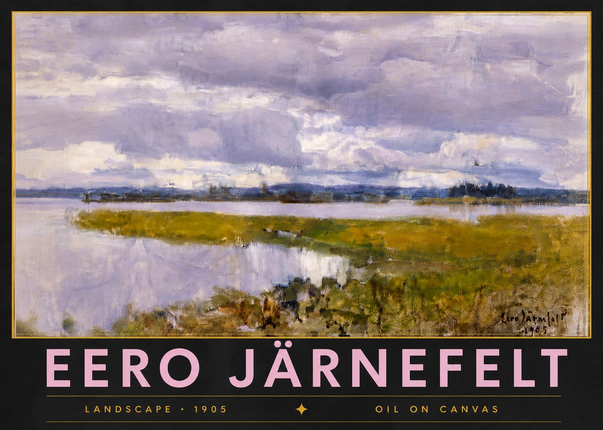 Eero Järnefelt Landscape No6 - Poster
