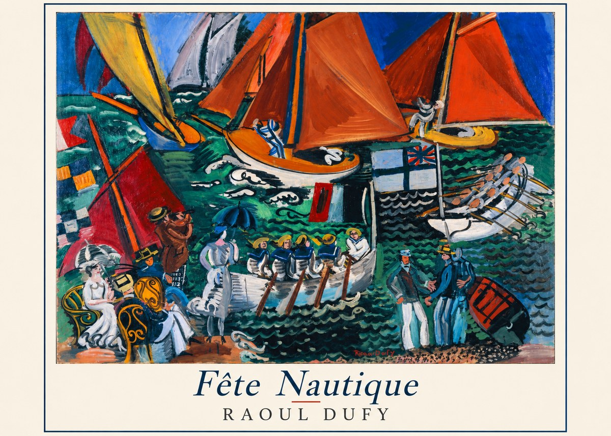 Raoul Dufy Fête Nautique No4 - Poster