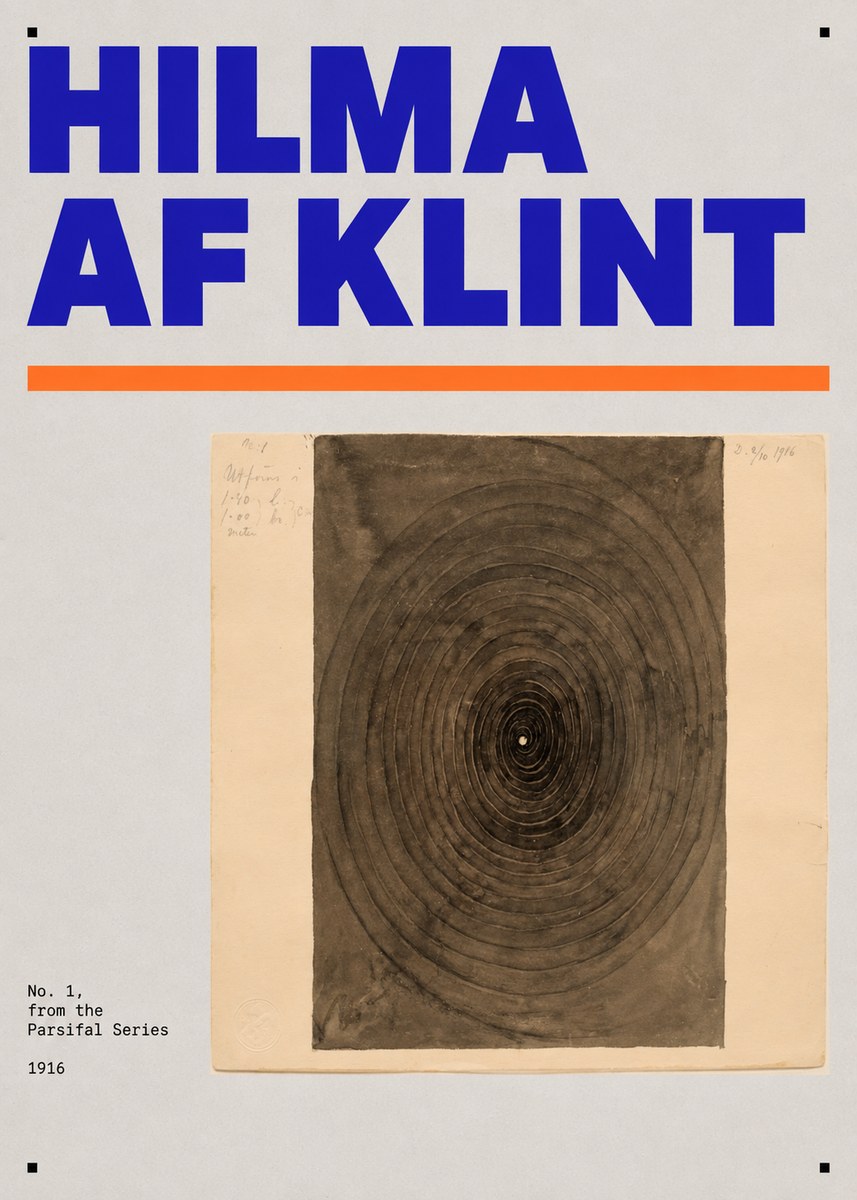 Hilma af Klint No. 1, from the Parsifal Series No5 - Poster