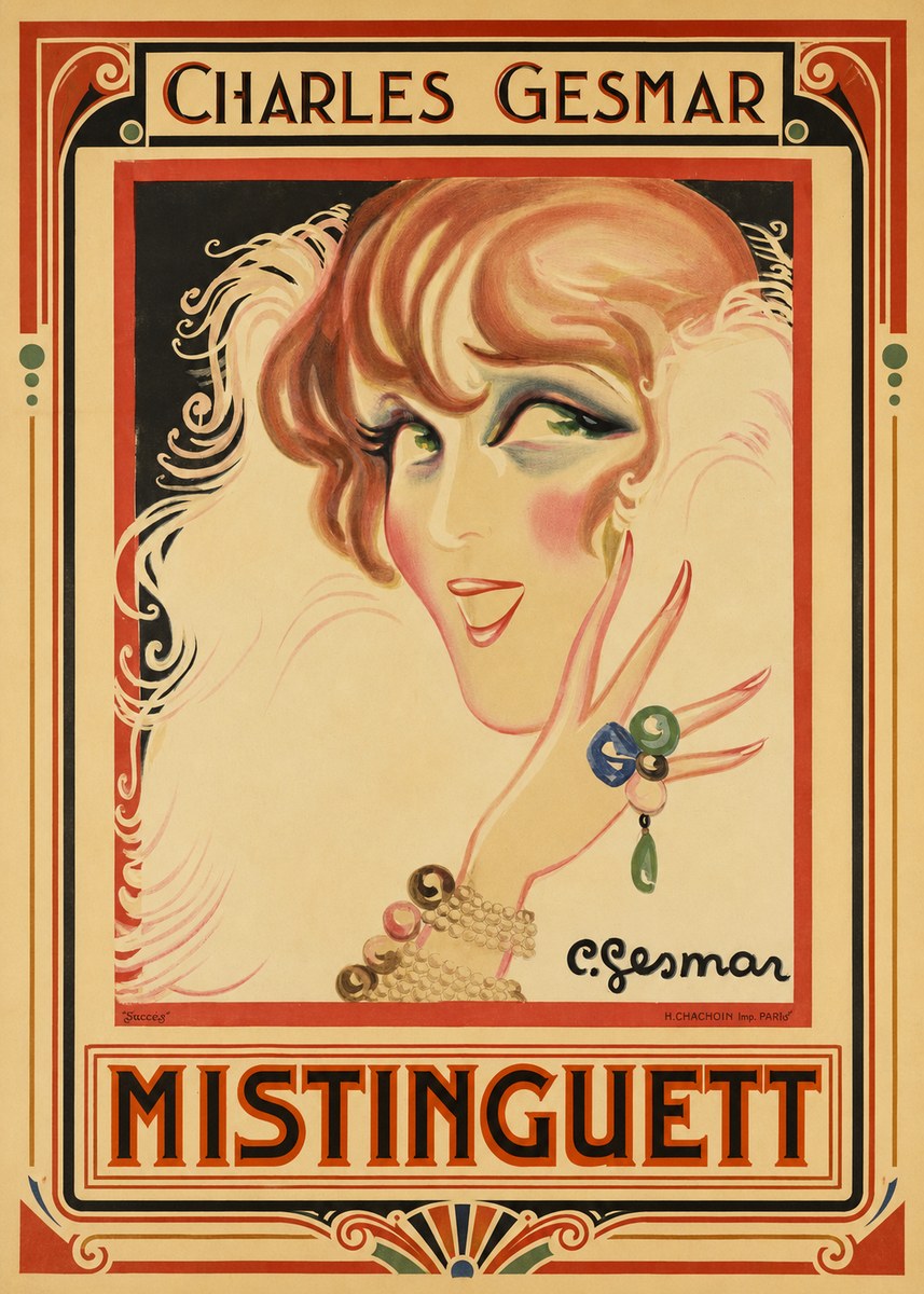 Charles Gesmar Mistinguett No1 - Poster
