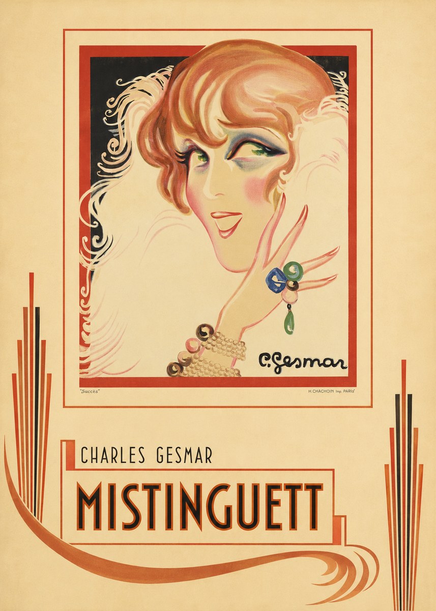 Charles Gesmar Mistinguett No6 - Poster