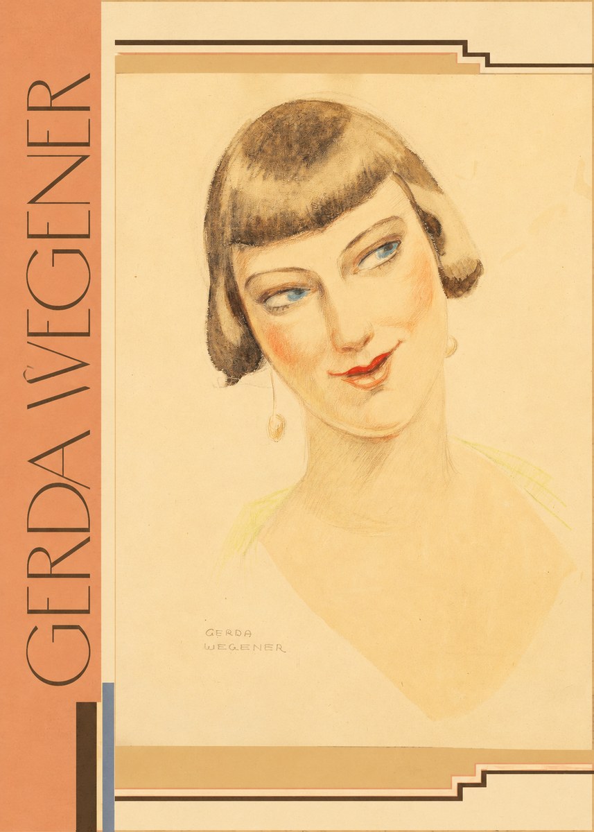 Gerda Wegener Portrait of a Lady No2 - Poster
