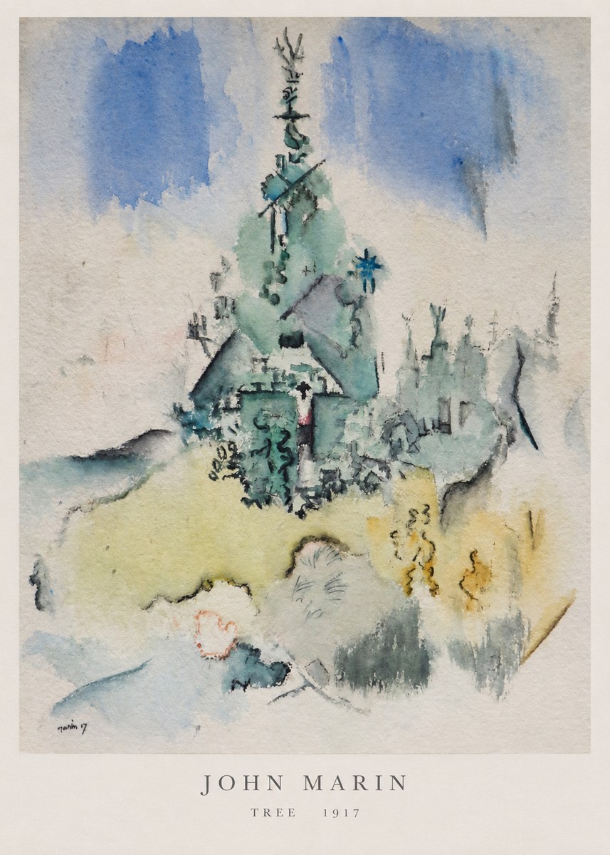 John Marin Tree No6 - Poster