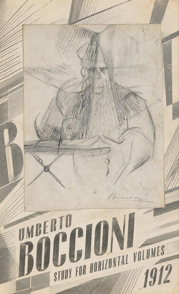 Umberto Boccioni Study for Horizontal Volumes No4 - Poster