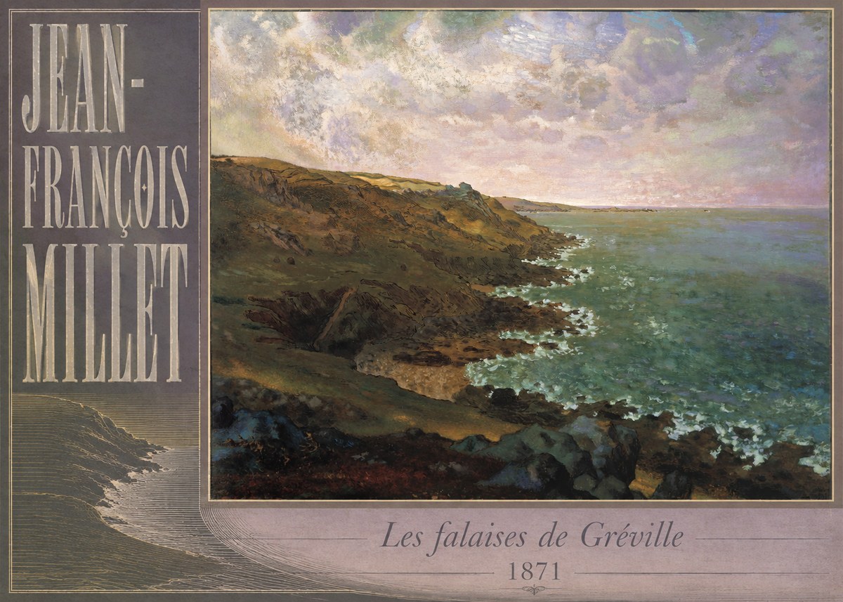 Jean-François Millet Les Falaises De Gréville No3 - Poster