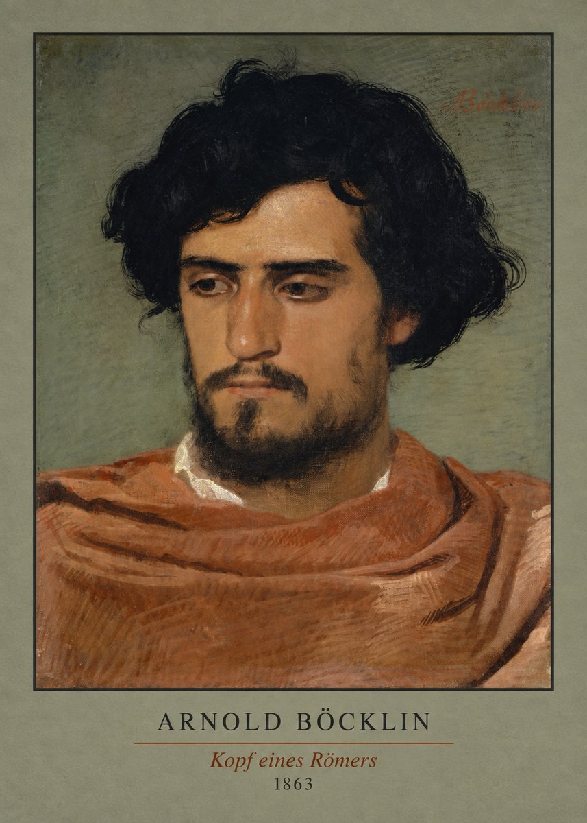 Arnold Böcklin Kopf Eines Römers No3 - Poster