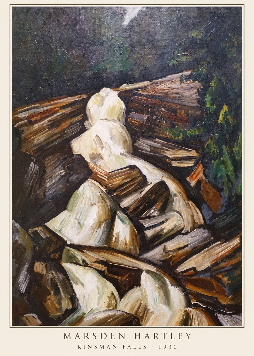 Marsden Hartley Kinsman Falls No6 - Poster