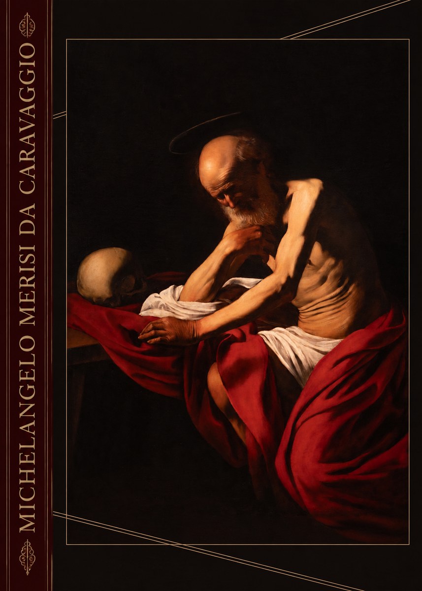 Michelangelo Merisi da Caravaggio Saint Jerome in Meditation II No2 - Poster