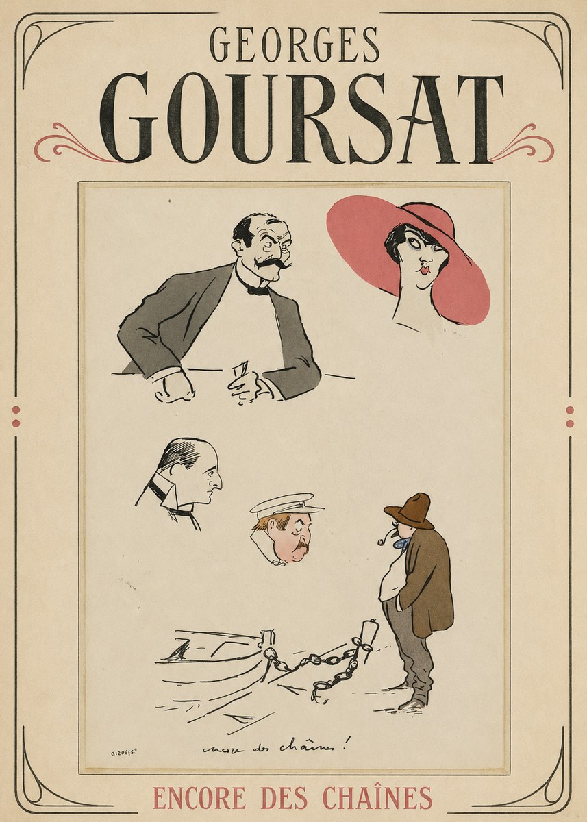 Georges Goursat Encore Des Chaînes! No1 - Poster