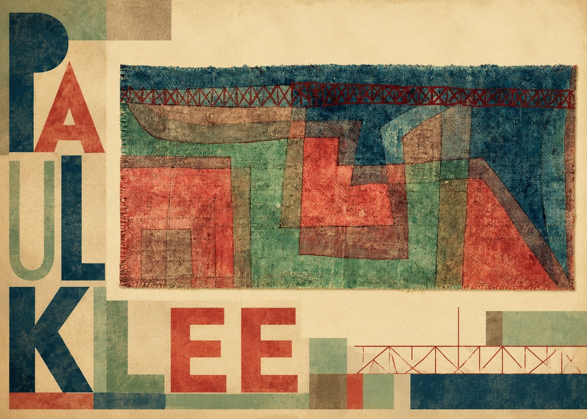 Paul Klee Textile Picture No4 - Poster