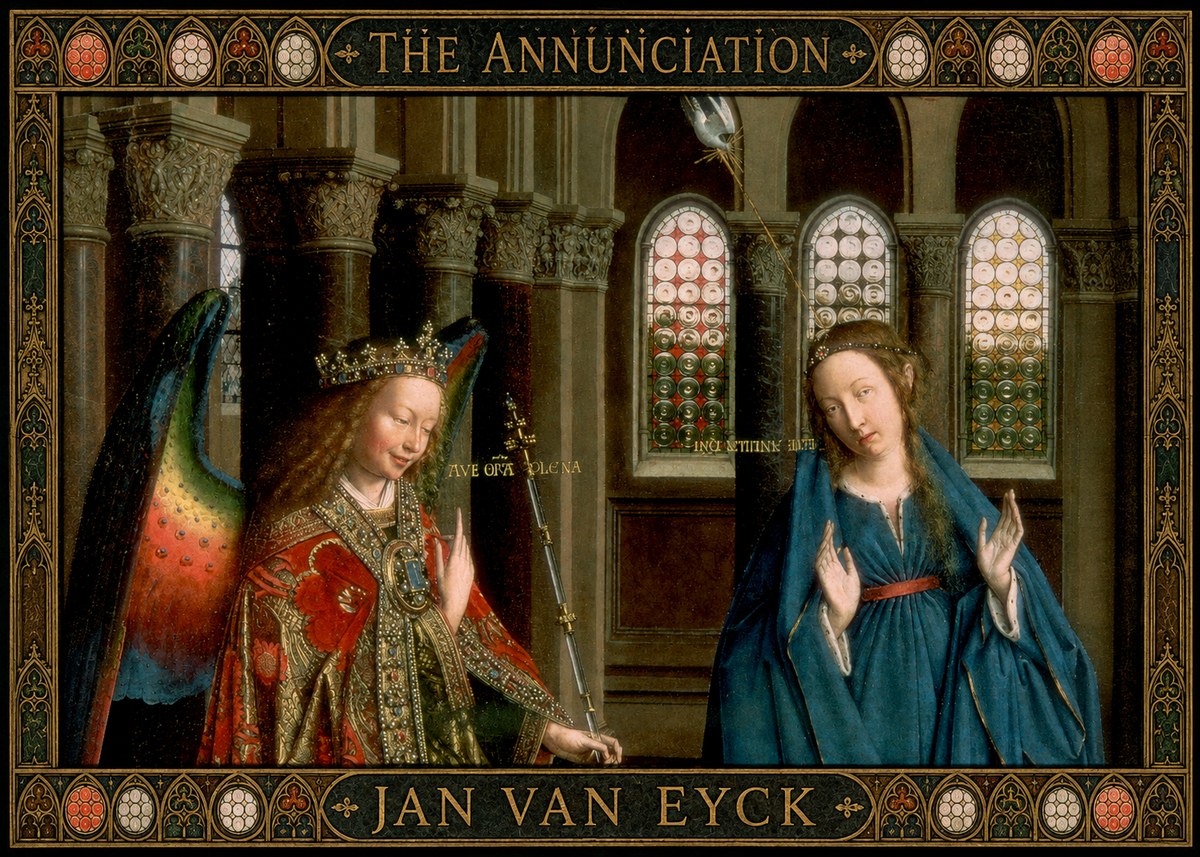 Jan van Eyck The Annunciation II No6 - Poster