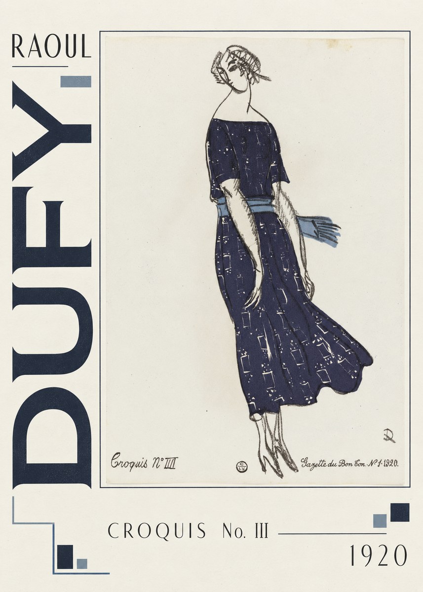 Raoul Dufy Croquis N°. Iii No3 - Poster