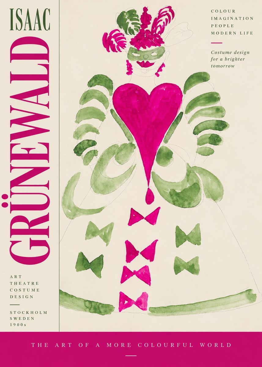 Isaac Grünewald Costume Design XVI No3 - Poster